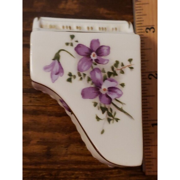 Hammersley Floral Violets Miniature Piano England Fine Bone China Doll House - Picture 4 of 11